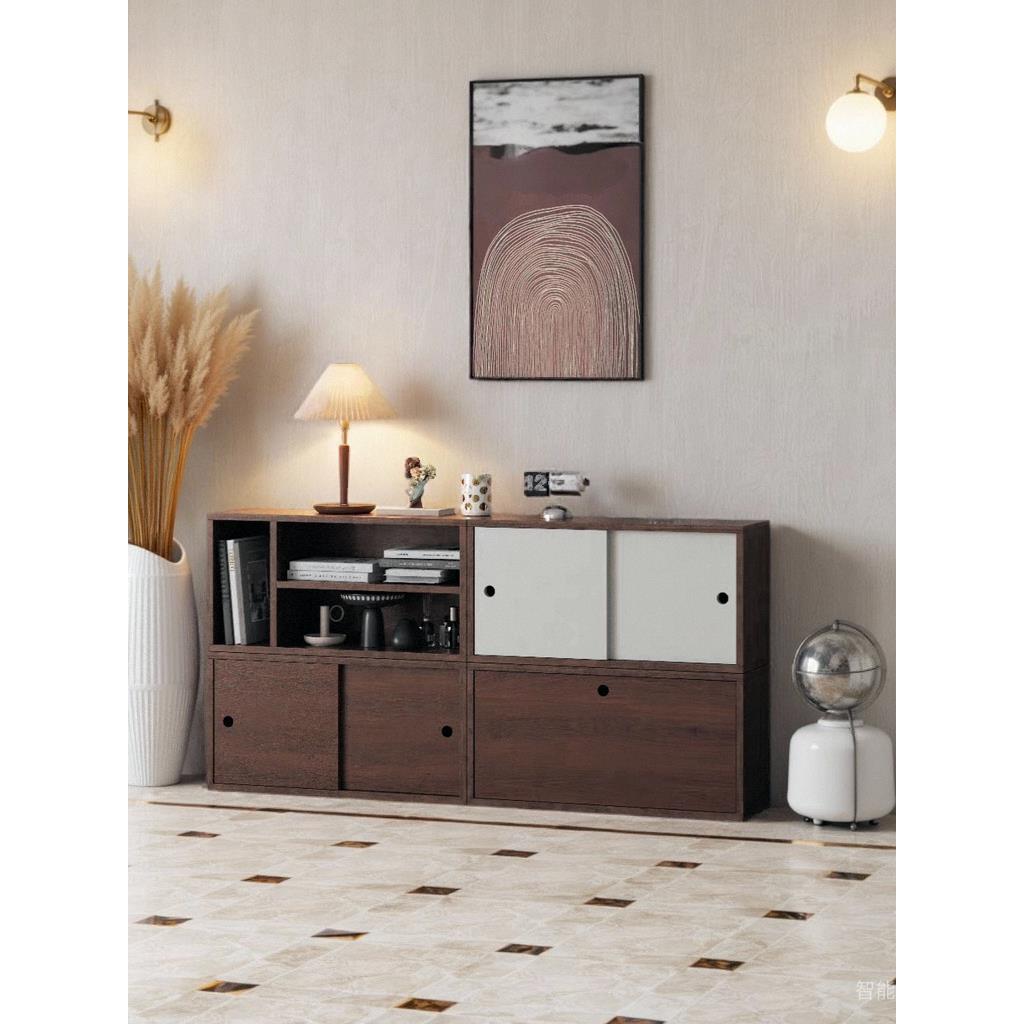 Withome韩国风格博客照片装饰柜储物柜餐具柜电视柜胡桃窄柜