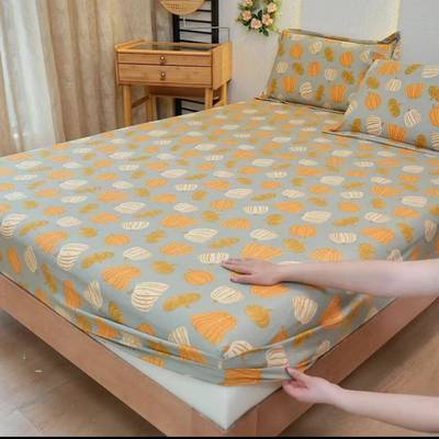 木棉双层纱床笠三件套夏季单件水洗棉加厚床单原棉床笠床垫保护罩