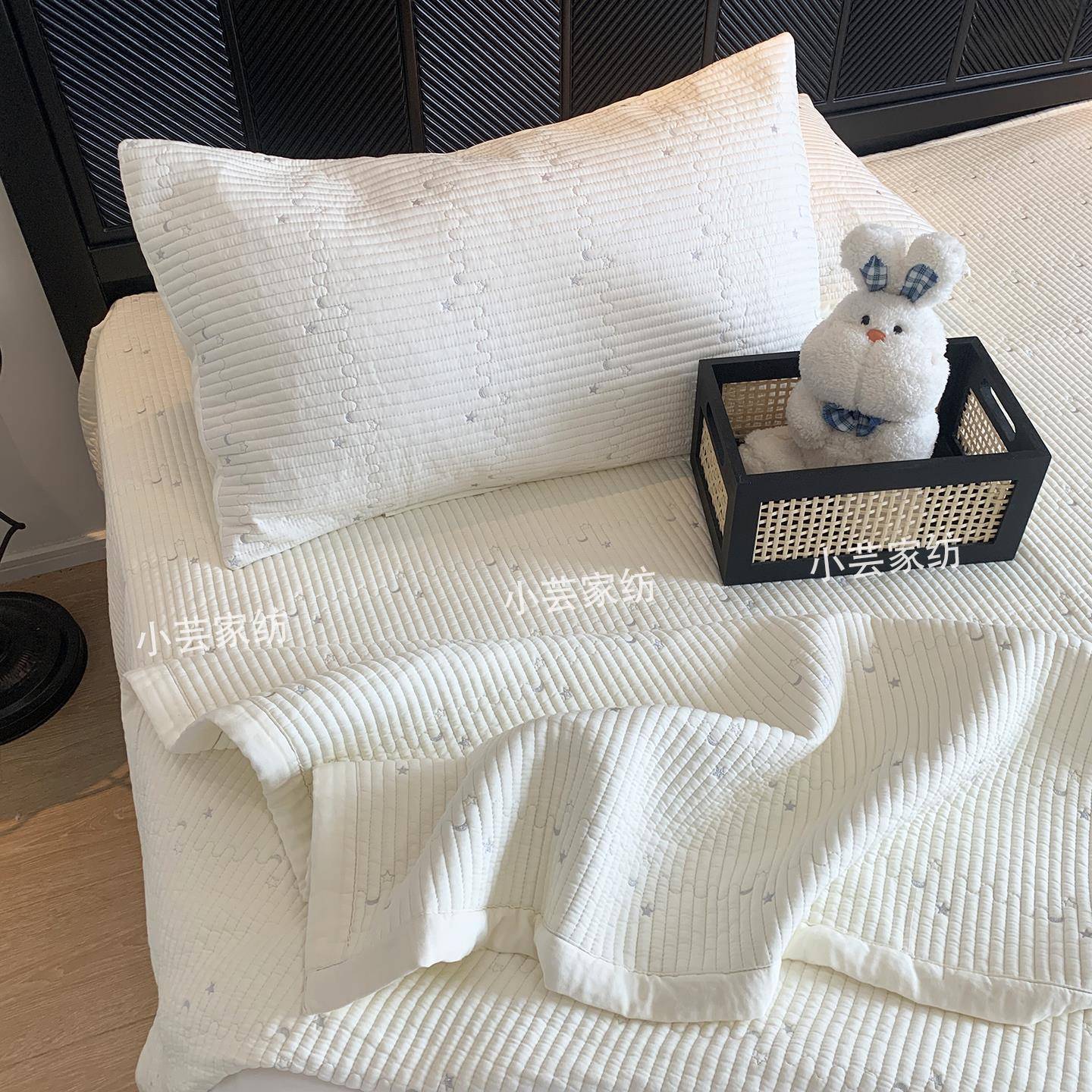 双面天丝床盖莫代尔凉感柔软加厚床单榻榻米炕盖防滑床垫可铺可盖