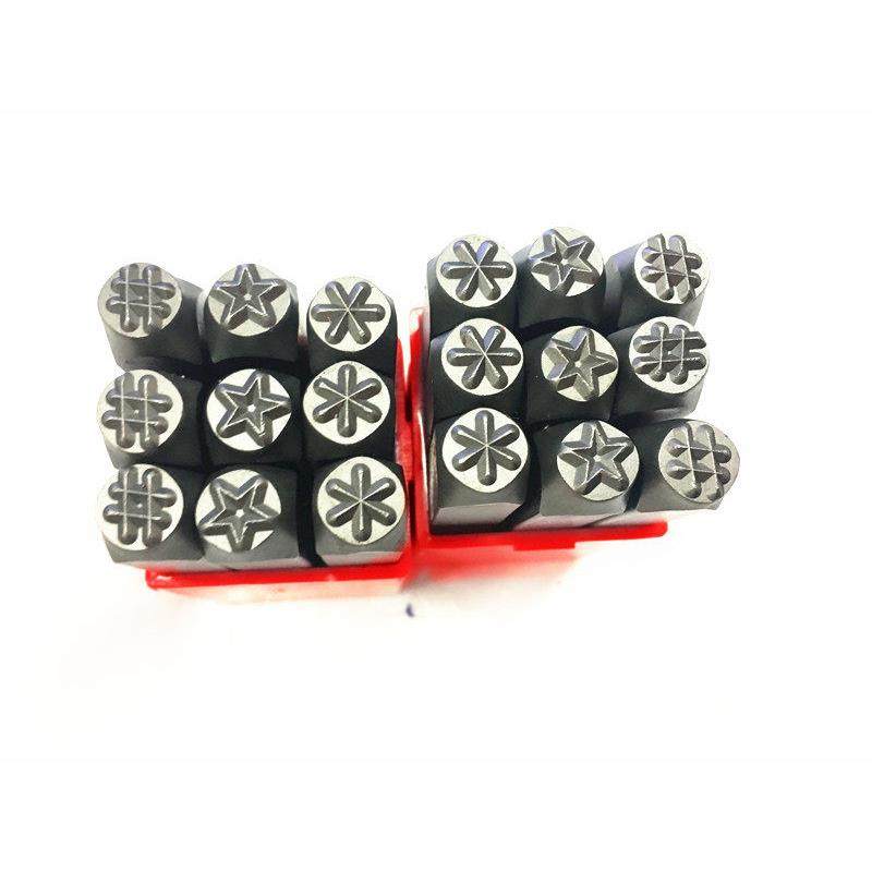 超硬符号钢印字模手敲DIY花式直径加减接地TSCS 冲子金属刻字模具