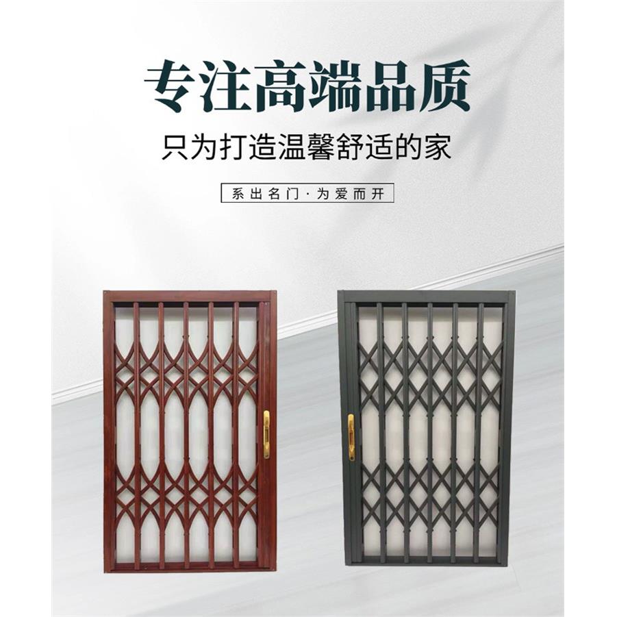 成都铝合金拉闸窗拉闸门拉门拉闸防盗窗防护网推拉门伸缩门折叠门