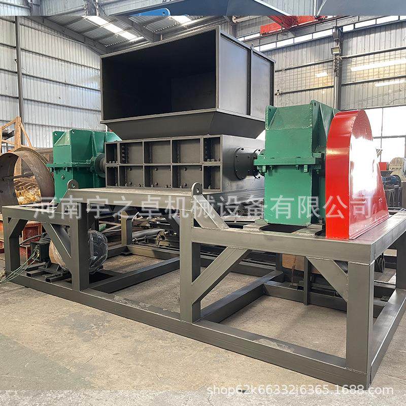 皮革边角料废旧纺织品撕碎机工业固废粉碎设备废铁皮彩钢瓦撕碎机,机械设备,破碎机,淘宝优惠券,粉丝福利购,淘宝优惠卷