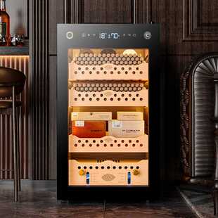 茄龙CL 70C雪茄柜雪松木层架变频智能压缩机柜恒温恒湿雪茄柜