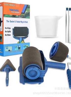 pintar facil新款无缝海绵TV产品滚筒刷五合一多功能油漆刷套裝