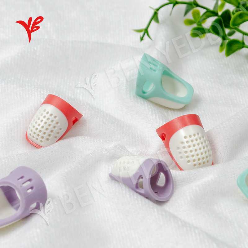 BEN YEDD全新北欧风半开口式指套顶针双材料拼接款长指甲人群适用