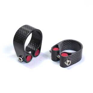 全碳纤维坐管夹无标锁死座管柱杆夹山地公路自行车配件座管夹越野