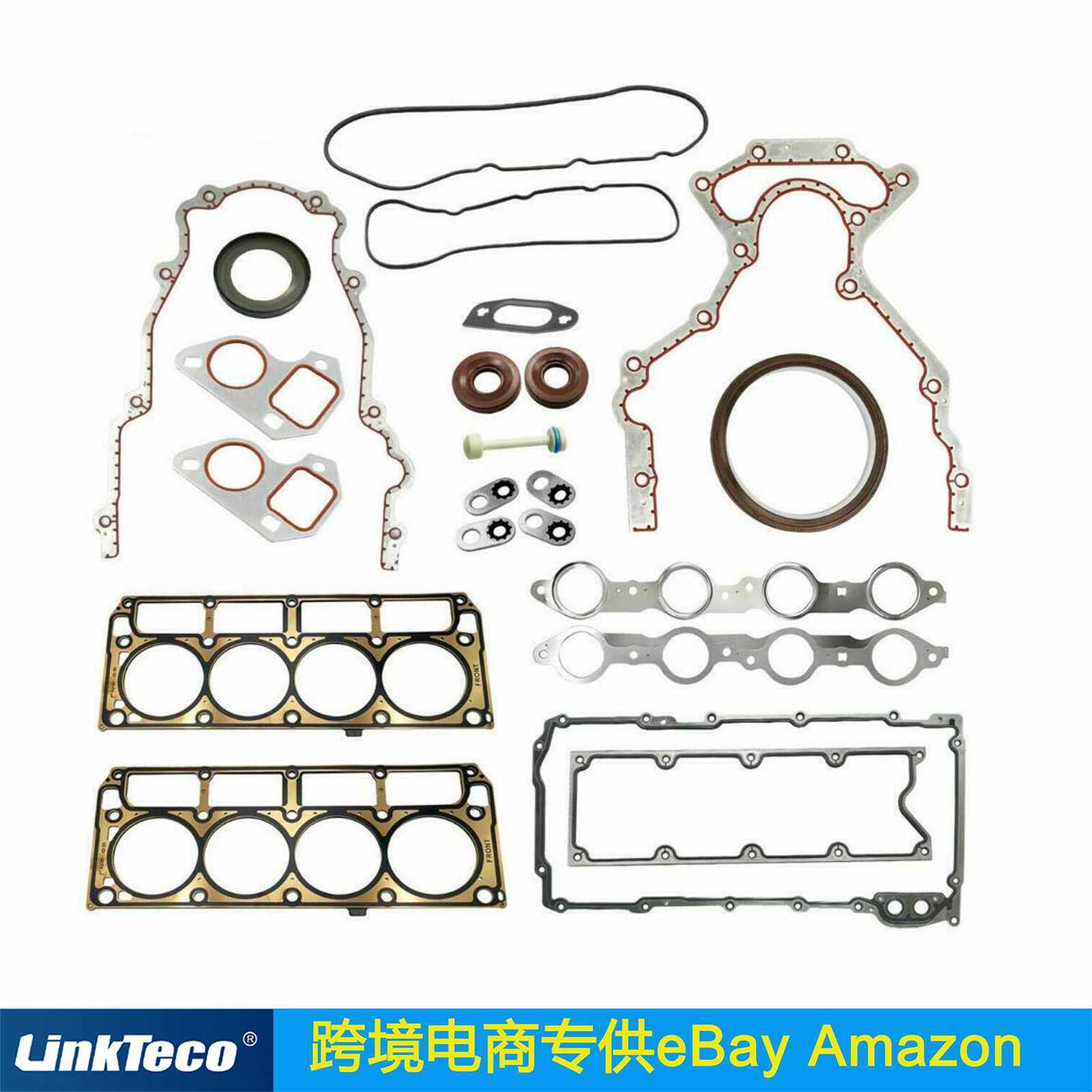 New LS Gasket Set Kit适用 LS1/LS6/LQ4/LQ9/4.8/5.3/6.0L