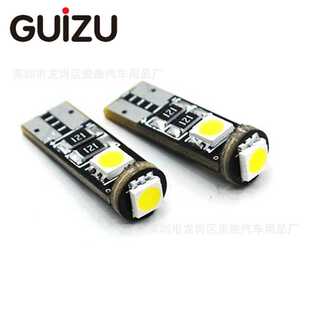 直销爆款 T10 W5W 5050 3SMD CANBUS示宽灯阅读灯牌照灯 解码