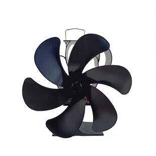 LT424火焰款小工字6叶165自启热动力壁炉风扇