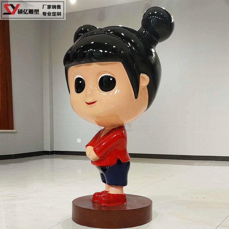卡通人物玻璃钢雕塑商场装饰品求婚人物爱情主题创意摆件