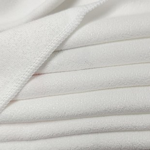 400平方纬编纯涤毛巾布 350 热转印热升华专用毛巾布面料250 z300