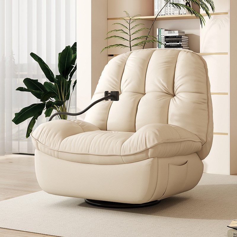 加厚柔软懒人沙发客厅休闲躺椅阳台午休游戏椅可睡可X躺贝壳沙发