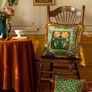 穆色FS756612枕美式欧式头靠垫沙发靠抱枕枕头套子腰枕床圆枕g枕^