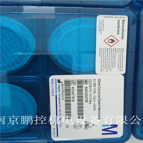 密理博Millipore过滤纸0.8μm AAWG04700(1盒100片)
