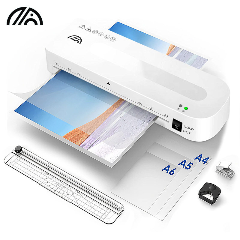 新款白色A4相片塑封机家用小型