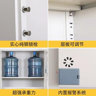 锁文件柜办公室财柜务档0589案储物保险柜保资料 电密子密柜指纹码