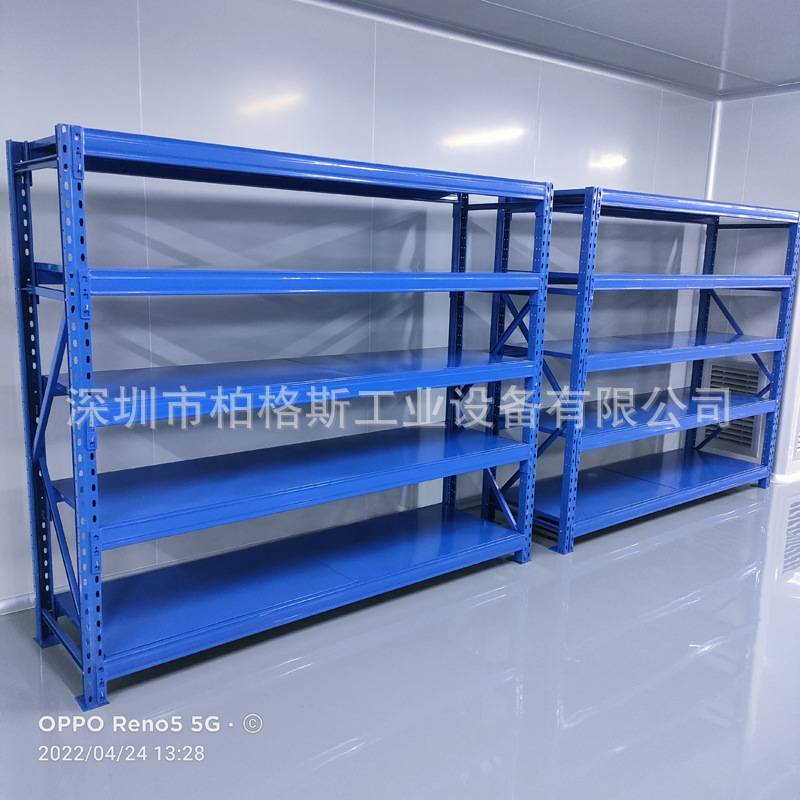 厂家供轻型中型重型仓库货架 卡扣货架 可调节货架  铁皮木板货架