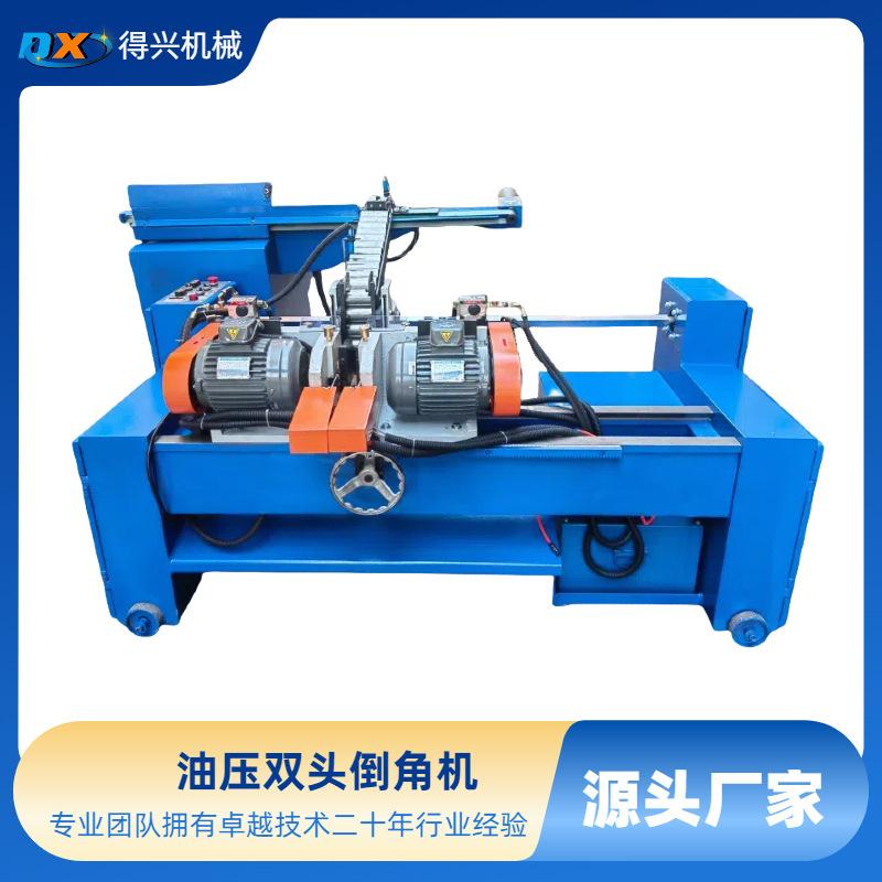 精密双头倒角机专用 PLC 智能对接系统 双电机独立驱动自动传送线