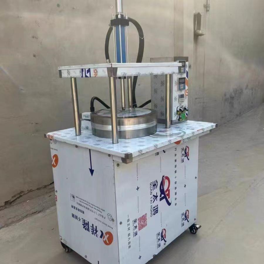 商用压饼机烙饼机 小型电加热鸡蛋灌饼卤肉卷饼机 50型液压压饼机