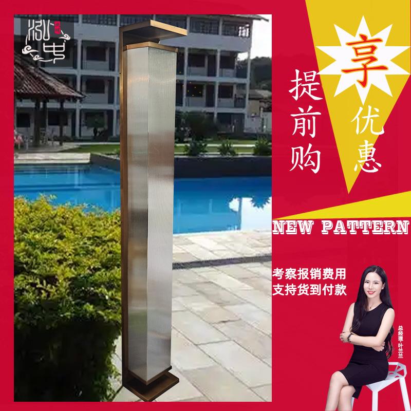 304不锈钢户外防水防锈花园景区庭院灯中式简约别墅公园景观灯