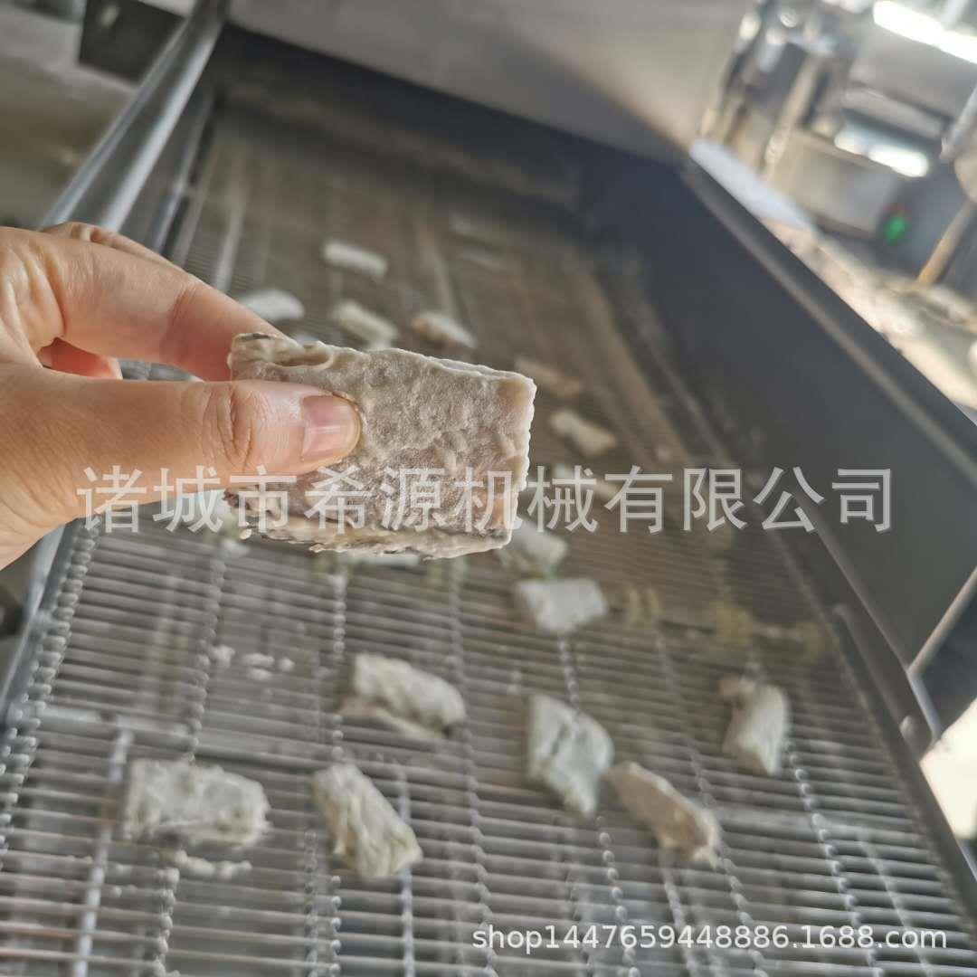 速冻鱼块上浆裹糠生产线 带鱼段裹粉机 裹涂类设备生产厂家