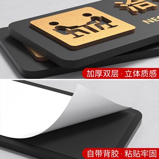 办公室门牌标识牌定制高级感亚克力科室牌工作室公司企业部门提示