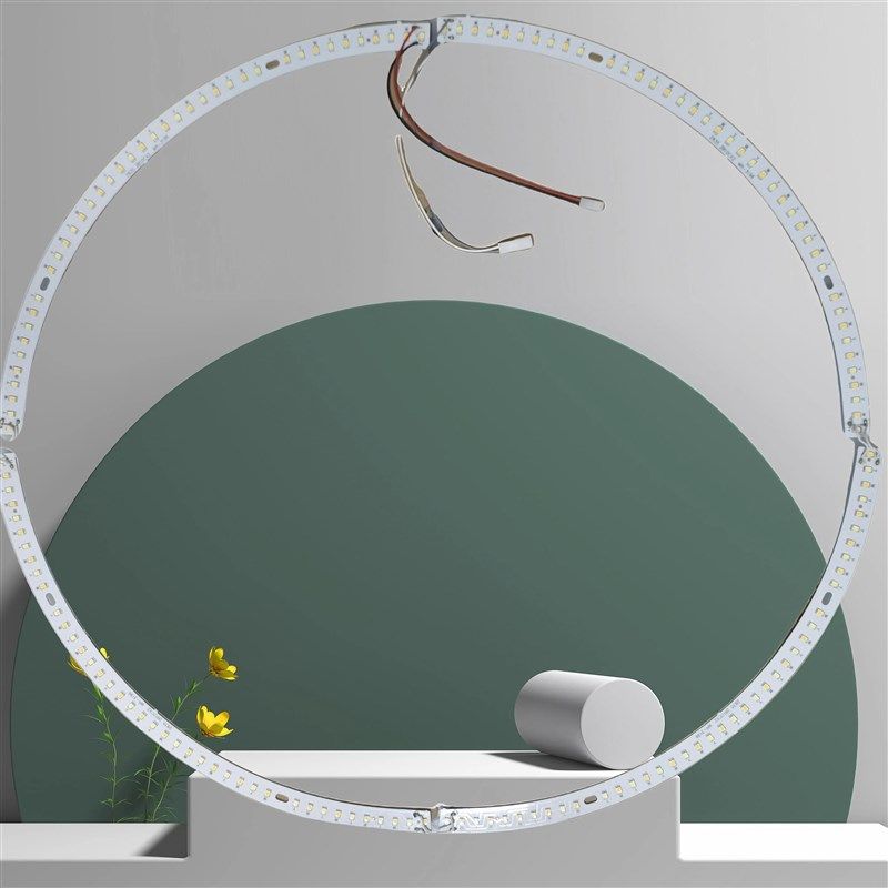 适配多系列吸顶灯风扇灯替换灯芯光源高亮三色变光圆弧形可全白光