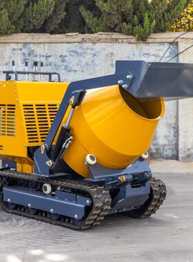 源头工厂HT750混凝土搅拌罐家用建筑工地搅拌使用履带式搅拌罐