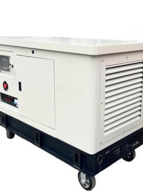 贝隆直供应急户外电源大功率23KW四缸静音三相380V汽油发电机组