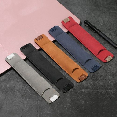 讲课光笔PU皮革笔套笔记本带弹力