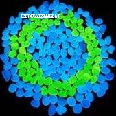 卡通水晶海洋动物模型发光七彩夜光石头荧光石鱼缸造景装饰小摆件