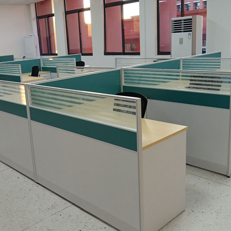 直供四人弧形屏风隔断职工工作位组合屏风位财务屏风桌办公工作台
