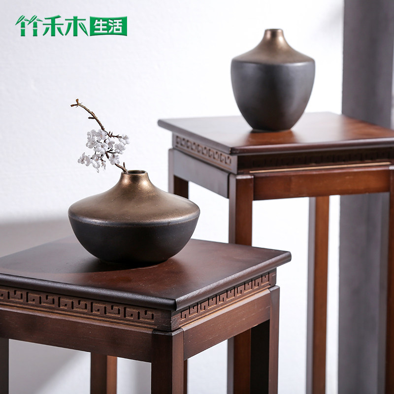 花架子客厅落地式室内花几花盆架吊兰架简约花台置物架中式盆栽架