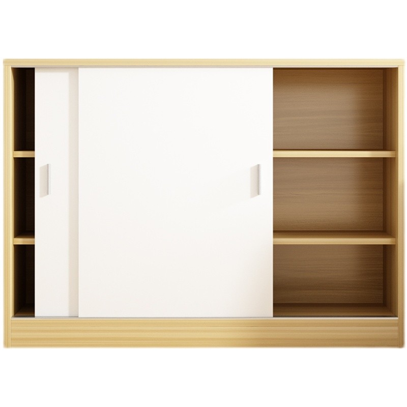 定制移门飘窗柜储物柜窗台边收纳储物柜推拉门餐边柜窗台地柜趟门