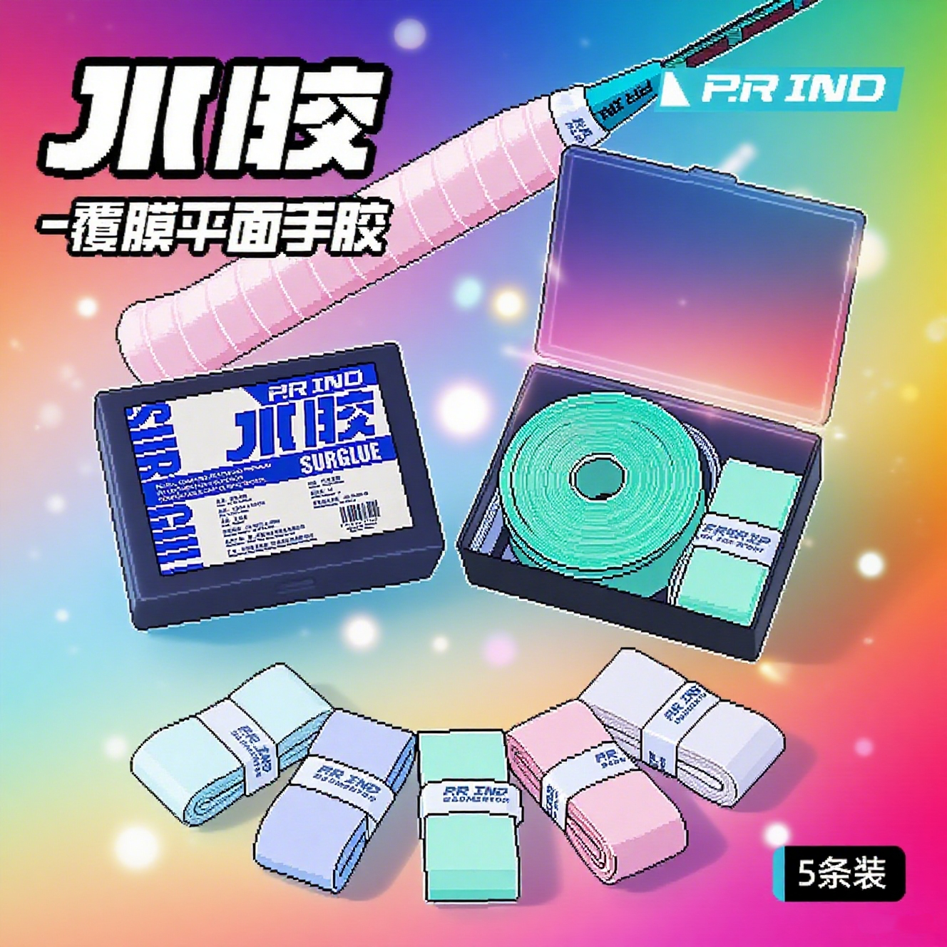 正品浦锐2025新款羽毛球手胶