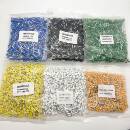 v管型预绝缘引脚端子座连接器欧洲引脚型冷压铜线鼻E1508 2510