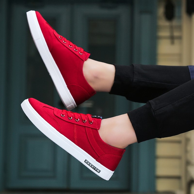 夏季男鞋2024新款休闲帆布平底板鞋透气百搭增高男士布鞋运动潮鞋