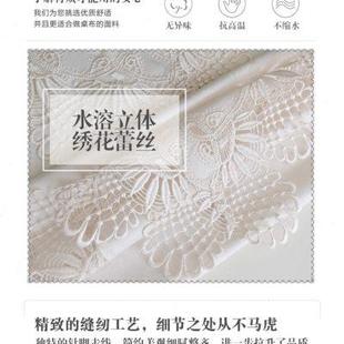 蕾丝茶几罩长方形客厅茶机桌台布现代简约正方形 茶几桌布布艺欧式