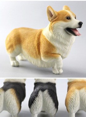 【XMOS】官方正品 可爱创意柯基犬I模型车载车内家居装饰品摆件