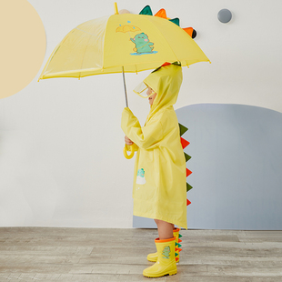 儿童雨衣男童2岁3幼儿园s女宝宝4小童斗篷式 雨披长款 雨服防水套装