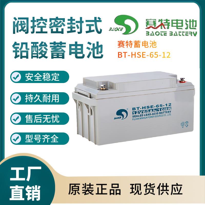 赛特蓄电池BT-HSE-65-12 12V6H 联保 电源备用 电子设备
