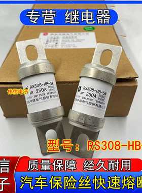 西安中熔RS308-HB-5M汽车保险丝快速熔断器250A 690VAC 550VDC
