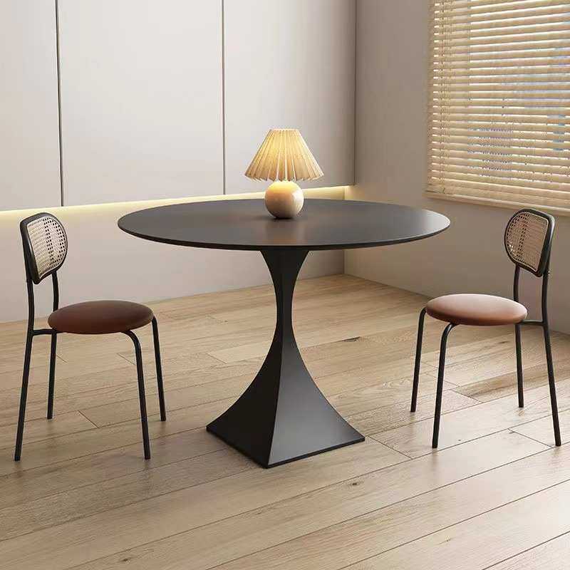 岩板圆形餐桌德利丰小户型餐厅饭桌极简网红奶油侘寂风纯白洽谈桌,模玩/动漫/周边/娃圈三坑/桌游,模型制作工具/辅料耗材,淘宝优惠券,粉丝福利购,淘宝优惠卷