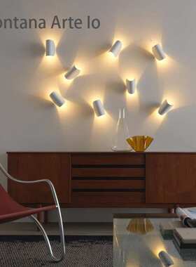 过背景墙TAFO现代简约NA壁灯ELO旋转走廊RTA床头灯意大利道创意N