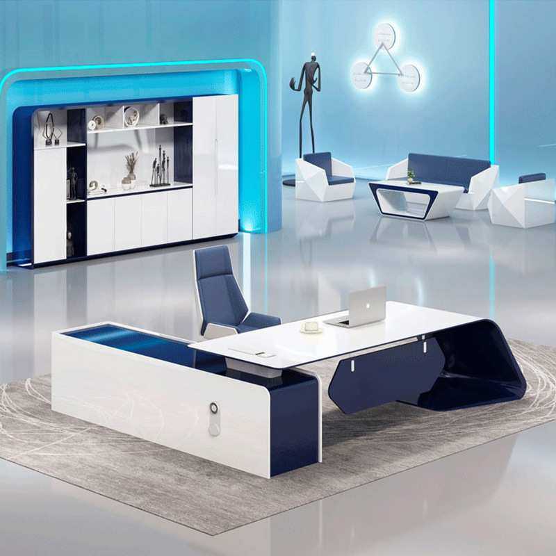 轻奢老板桌女时尚办公桌椅组合简约现代总裁桌科技感大班台烤漆桌,模玩/动漫/周边/娃圈三坑/桌游,模型制作工具/辅料耗材,淘宝优惠券,粉丝福利购,淘宝优惠卷