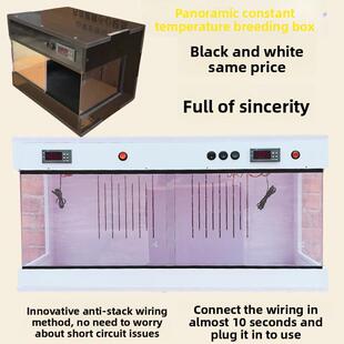 排气消毒定时全景恒温繁殖箱Pvc爬行动物宠物乌龟蜥蜴鬃狮壁虎爬