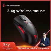 钛合金Tsg608S无线鼠标2.4g轻量办公轻量电脑USB通用哑光充电型号