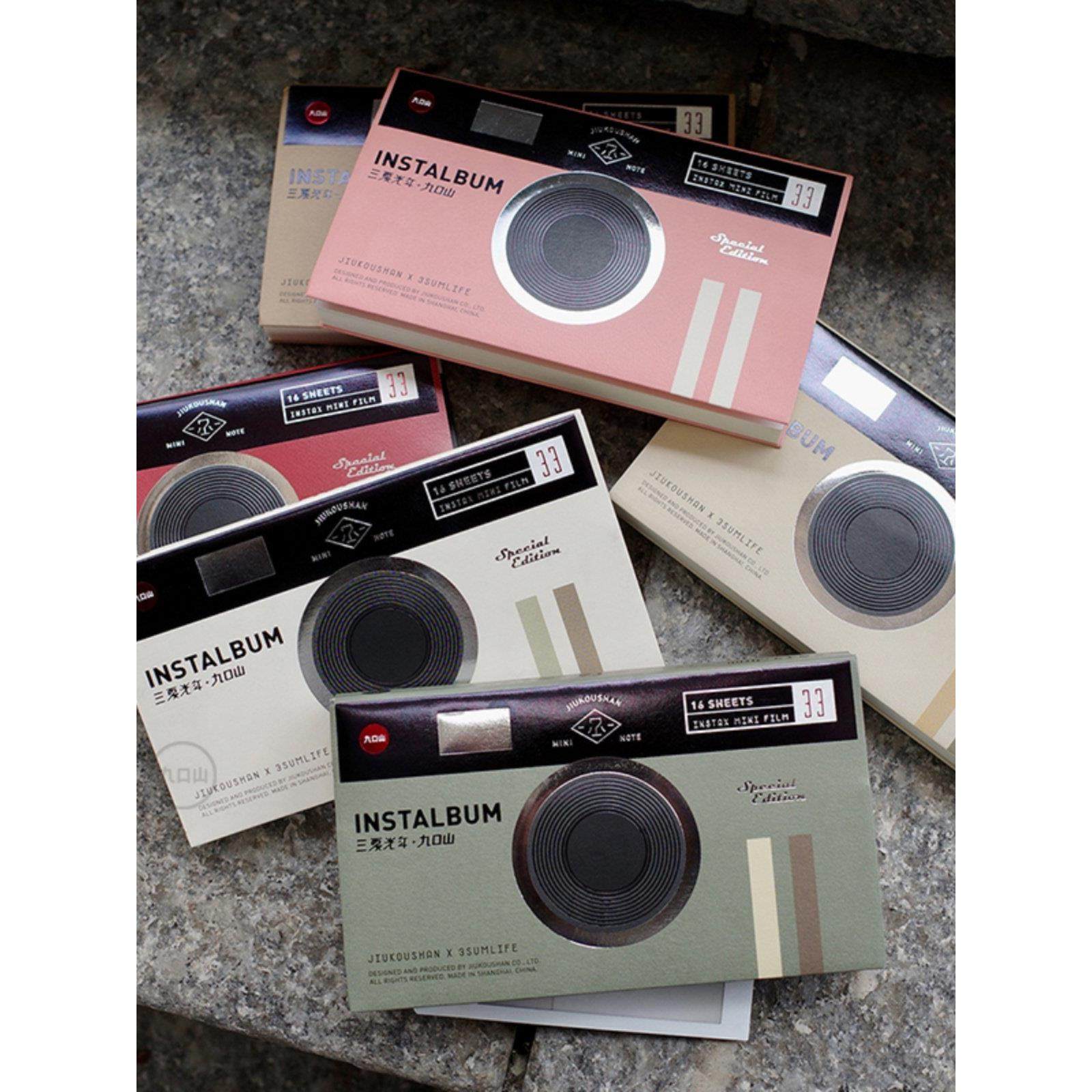 三夏光年×九口山 MINI NOTE迷你7复古3寸拍立得相册影像笔记本