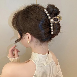 百搭简约气质发抓 珠珠时尚 M602水钻亚克力抓夹 M602韩版