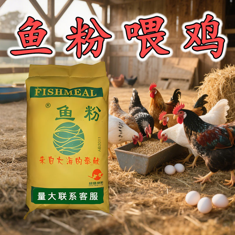 鱼粉喂鸡养殖饲料鸭鹅鹌